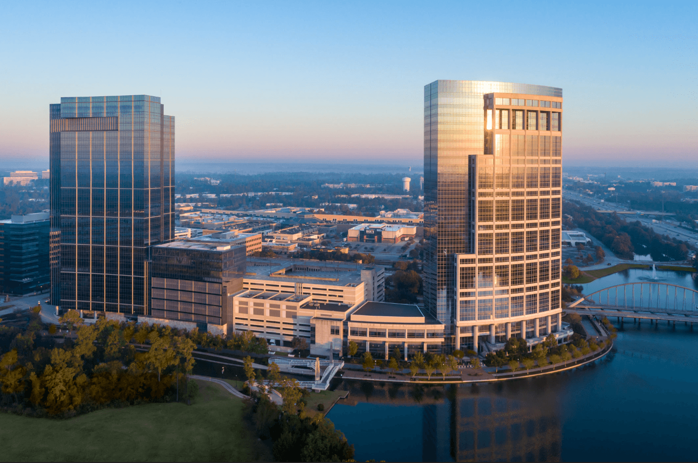 The Woodlands office area